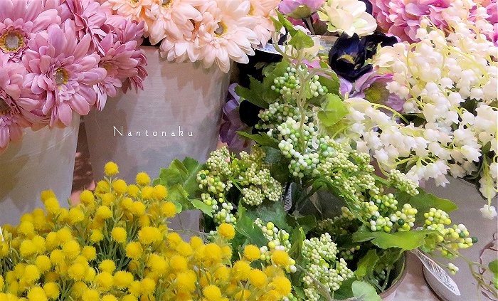 京都　イノブン　造花の花　5
