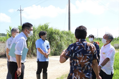 農林水産省と沖縄県総合事務局の視察