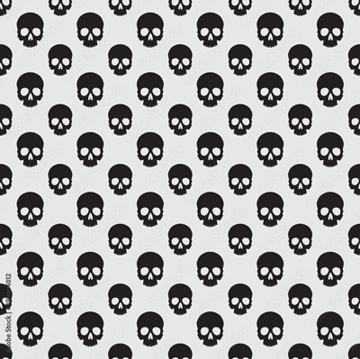 背景素材 スカル柄1 eps:seamless pattern with skulls 1