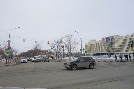 ユジノサハリンスクの街を歩いてみます