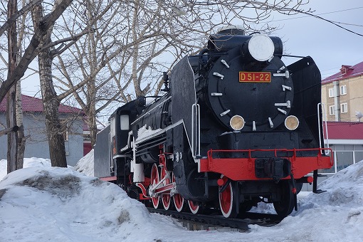 蒸気機関車も展示されています