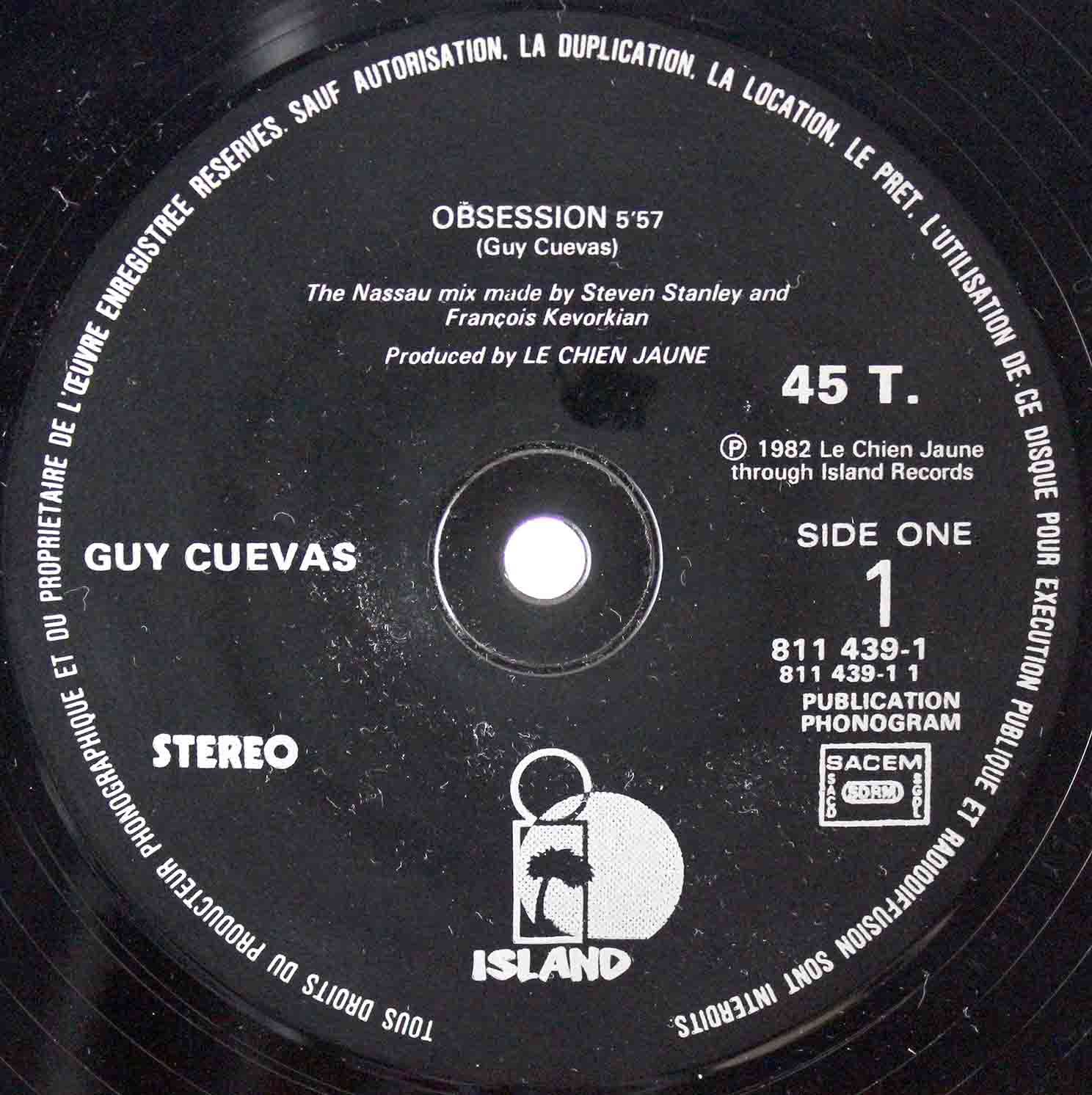 Guy Cuevas ‎– Obsession 03