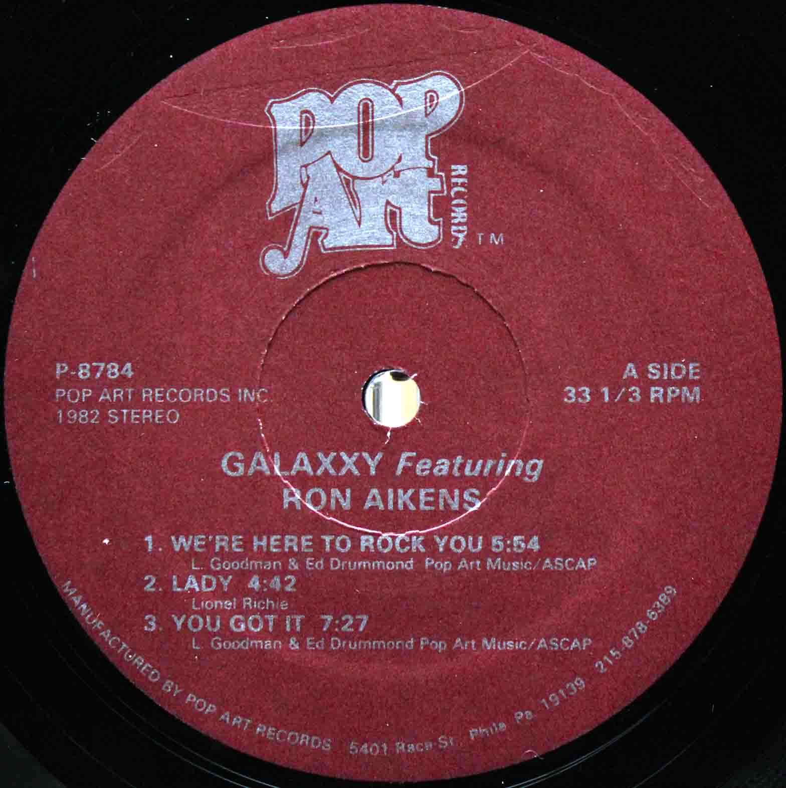 Galaxxy Featuring Ron Aikens (1980) – Galaxxy 03
