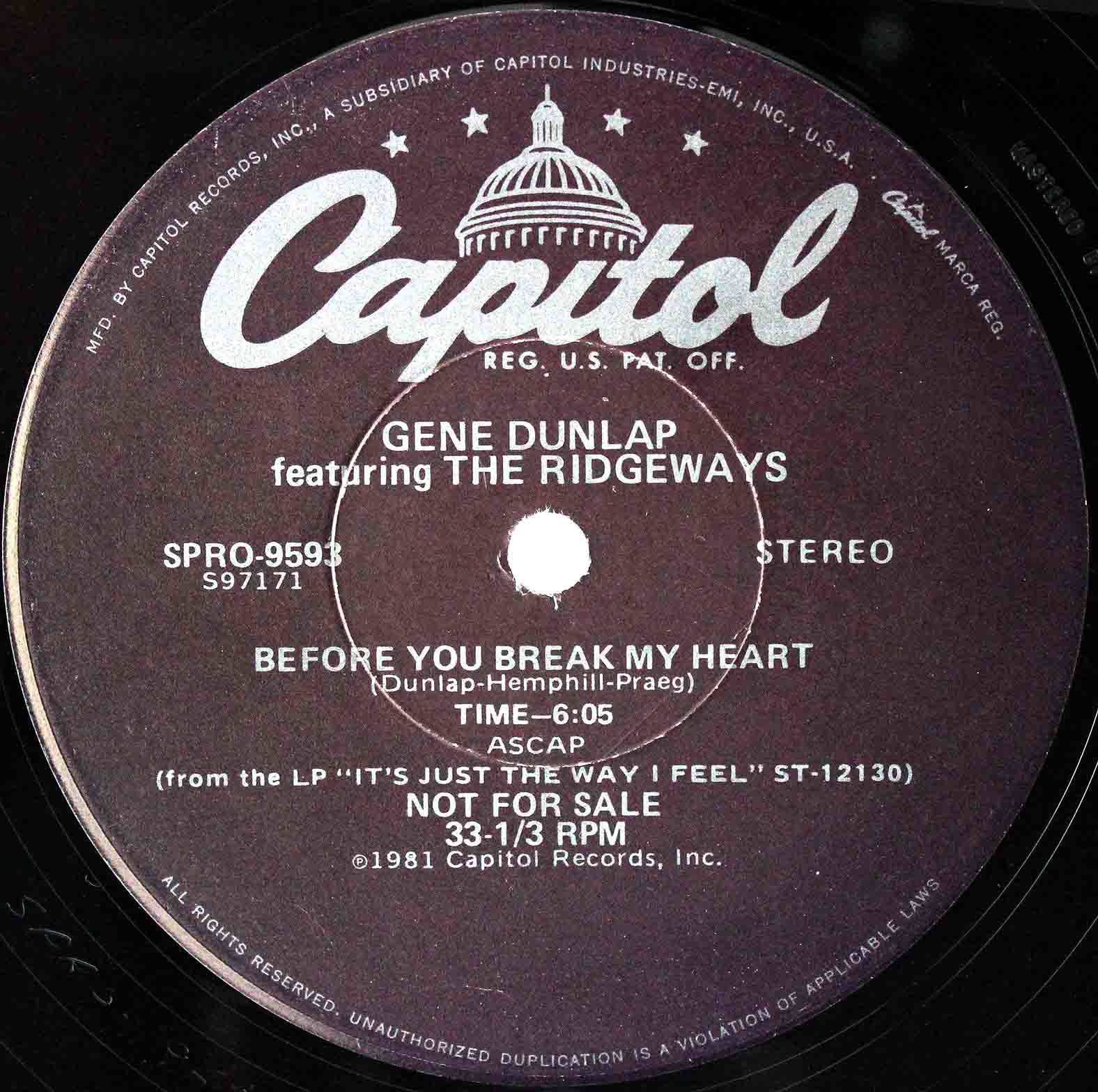 Gene Dunlap Before You Break My Heart 03