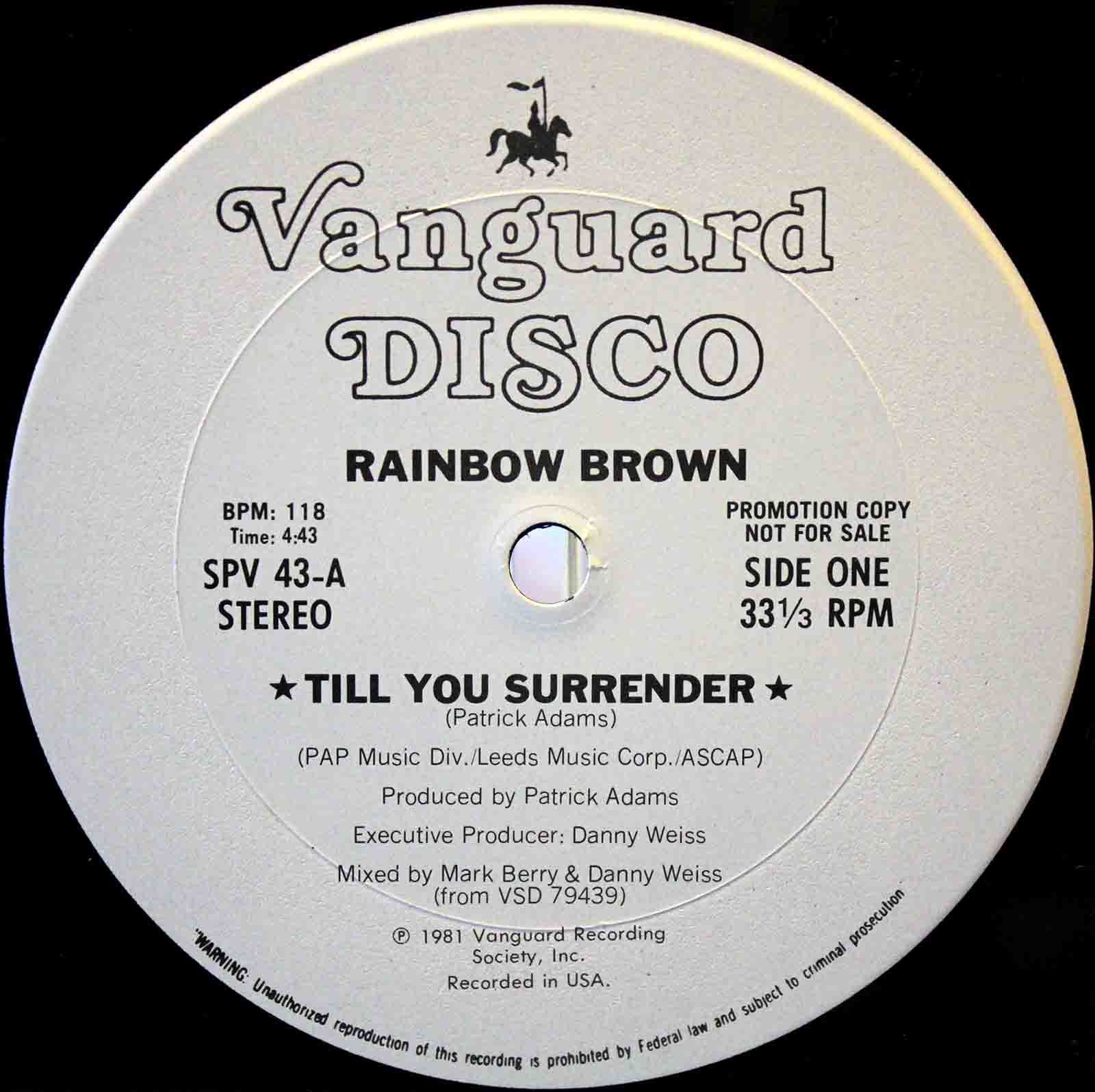 Rainbow Brown ‎– Till You Surrender 03
