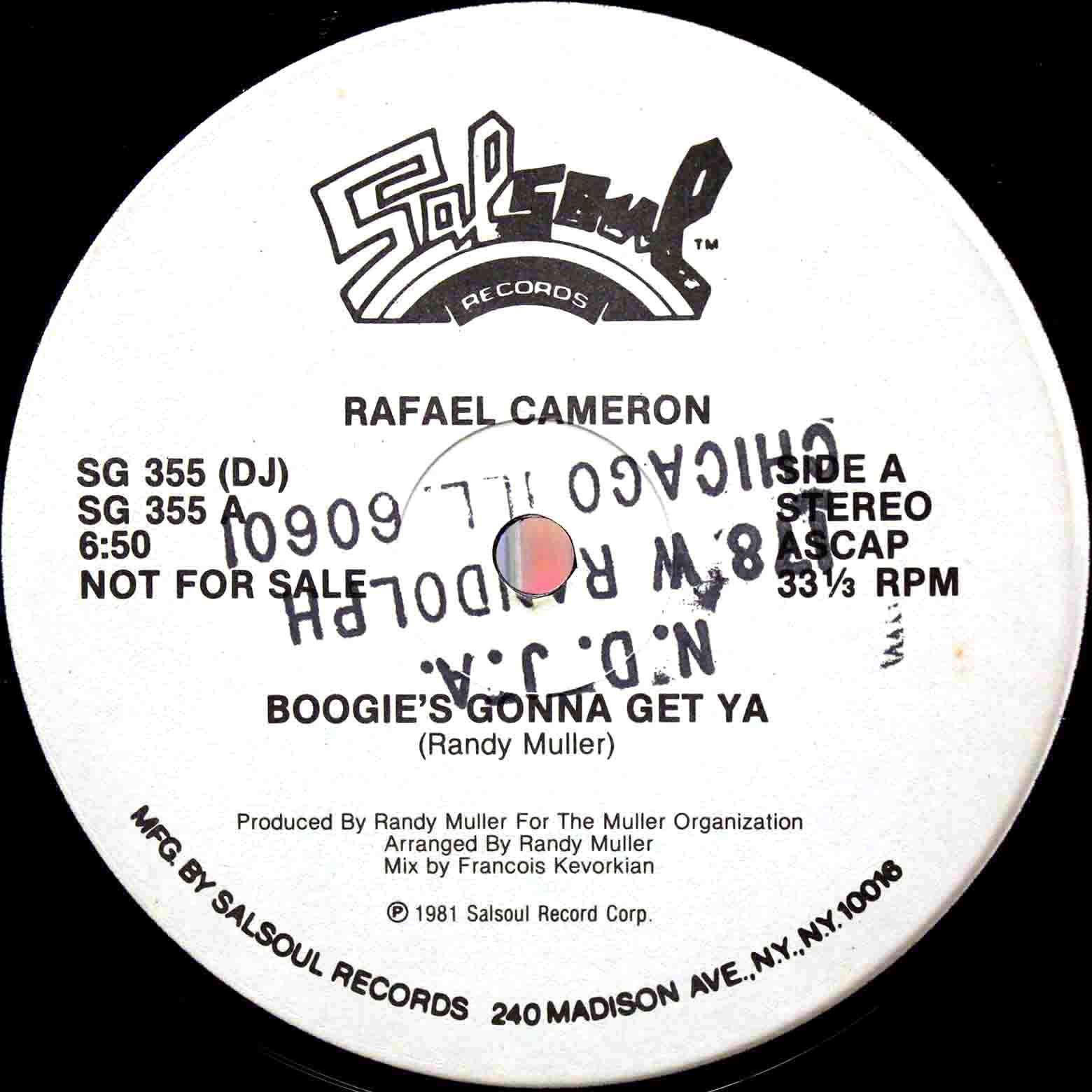 Rafael Cameron ‎– Boogies Gonna Get Ya 03