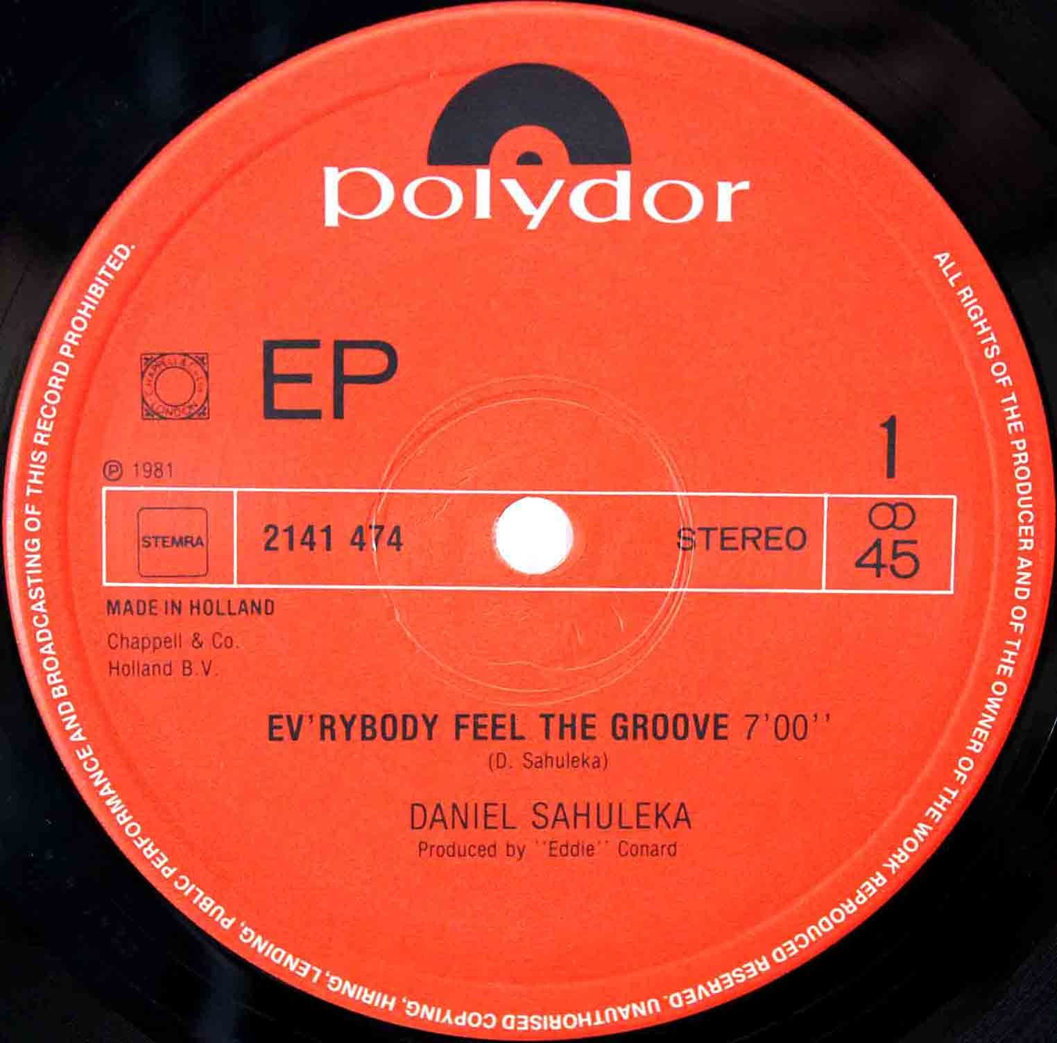 Daniel Sahuleka ‎– Evrybody Feel The Groove 02