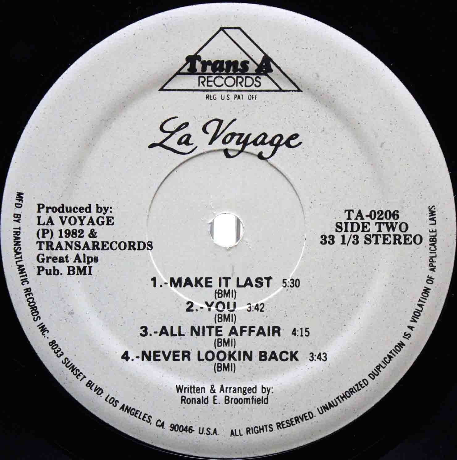 La Voyage ‎– Never Lookin Back 04