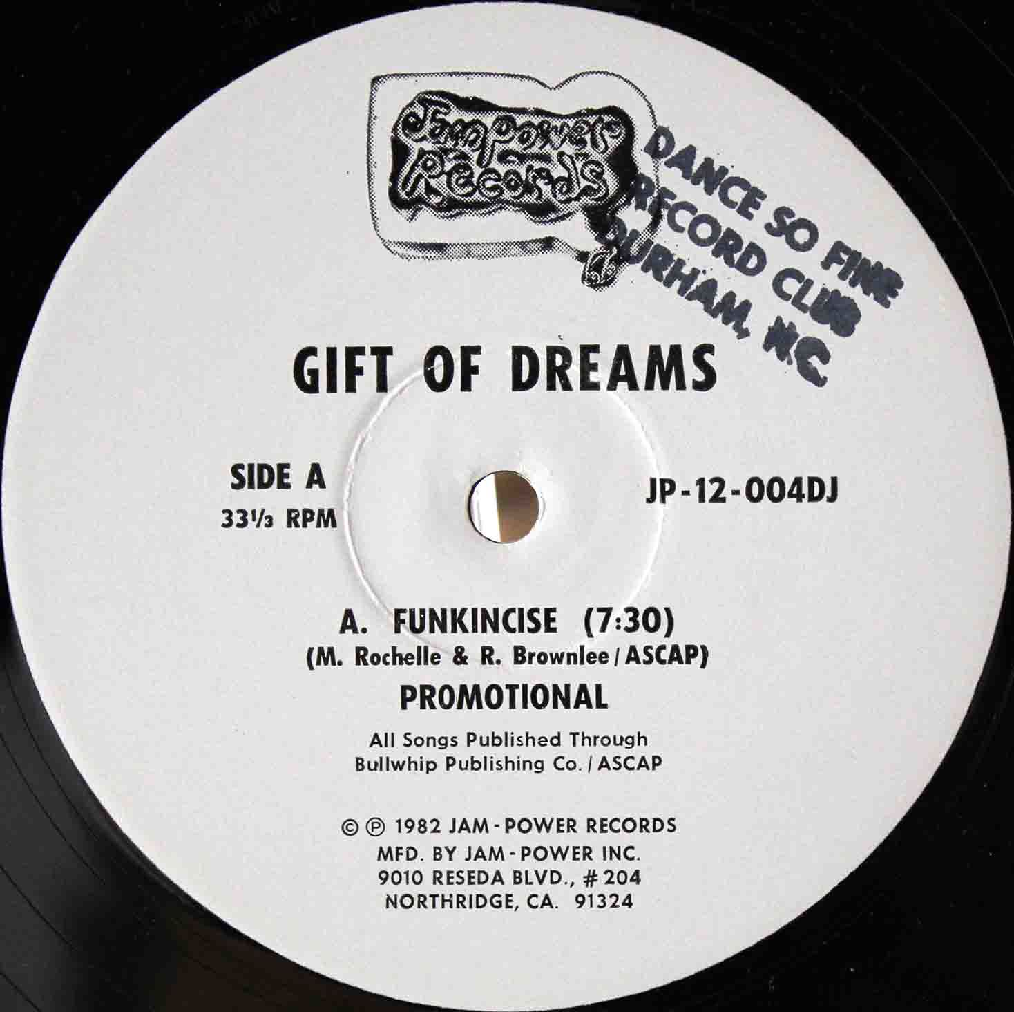 Gift Of Dreams ‎– Funkincise 02