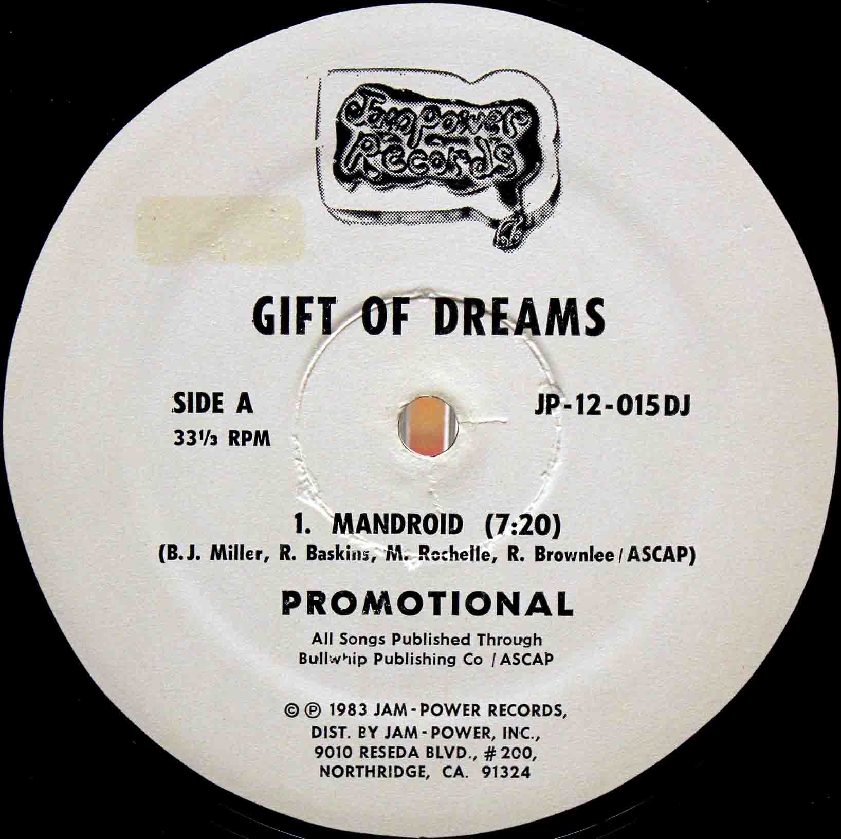 Gift Of Dreams ‎– Mandroid 02