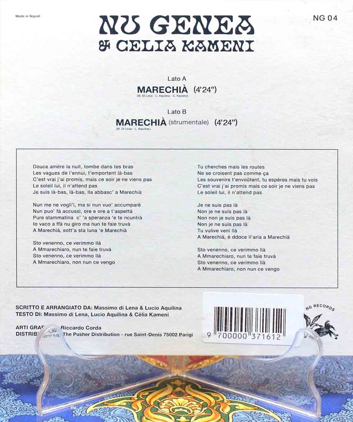 Nu Genea Célia Kameni Marechià (Ita 7inch) 02