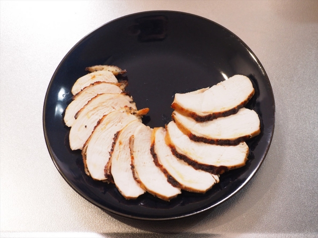鶏むね肉のぽん酢焼きキムチ007_R