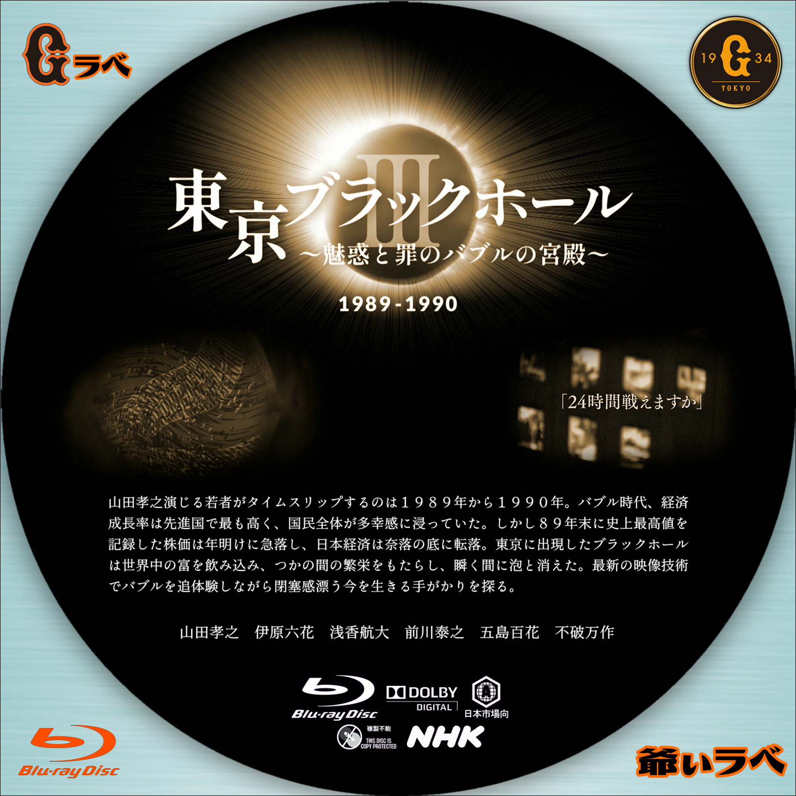 東京ブラックホールⅢ ～魅惑と罪のバブルの宮殿～（Blu-ray）