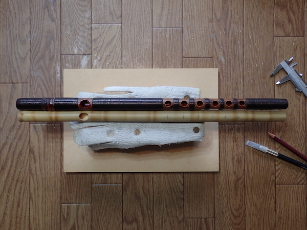 定期入れの 石見神楽の笛 一つ一つ 父の手作り A - 和楽器 - revista 