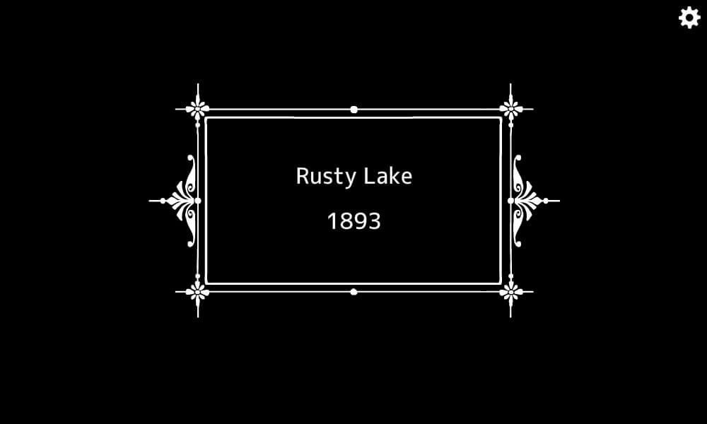 Rusty Lake Hotel 元ネタ考察 スクショ ゲーム冒頭のラスティレイク1893年の暗示