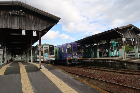 天竜二俣駅ノーマル、エヴァ、キャタラー列車