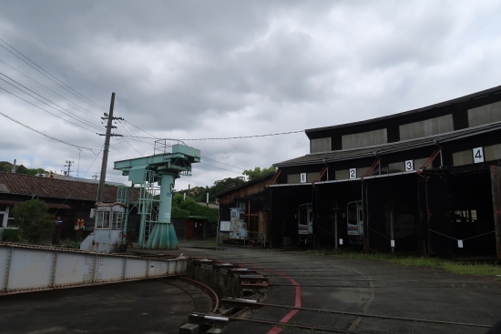 天竜二俣駅（第3村）転車台と扇形車庫