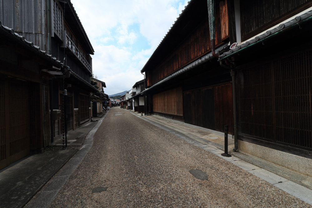 関宿の古い街並み　の画像