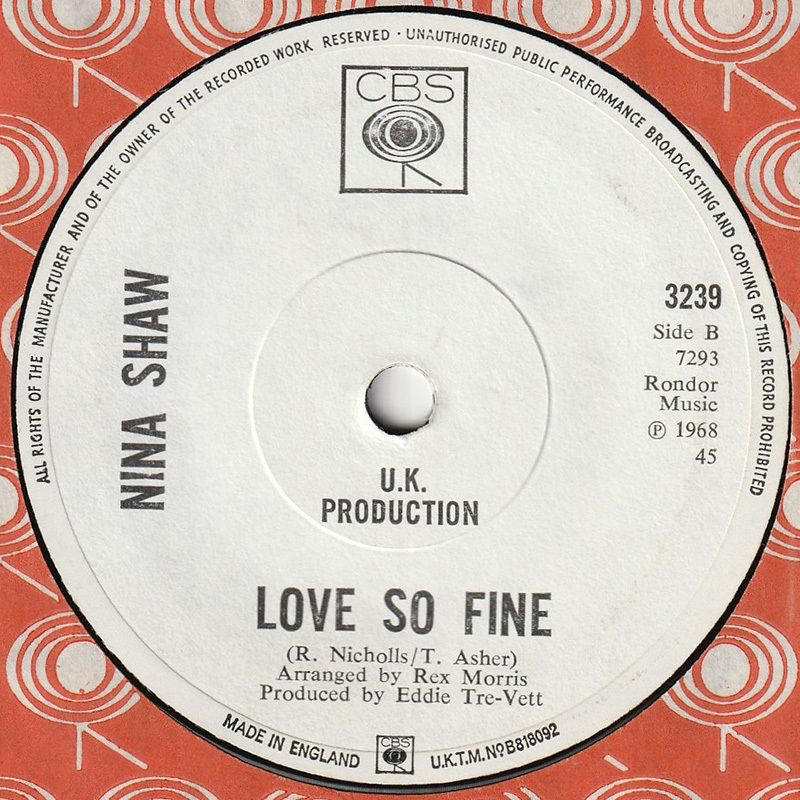 Nina Shaw / Love So Fine