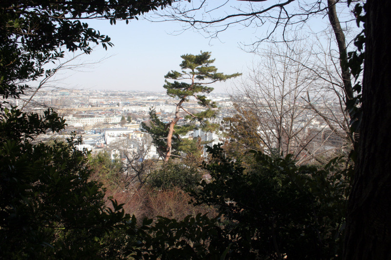 高幡城／本丸からの眺め