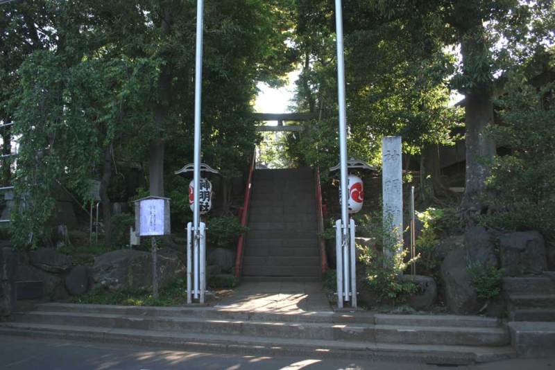 牟礼砦／神明社入口