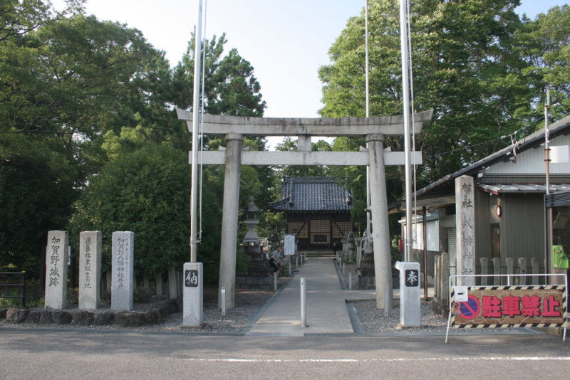加賀野城／①八幡神社