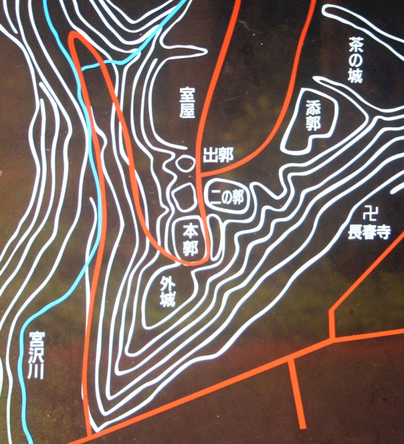 赤須城／①案内図