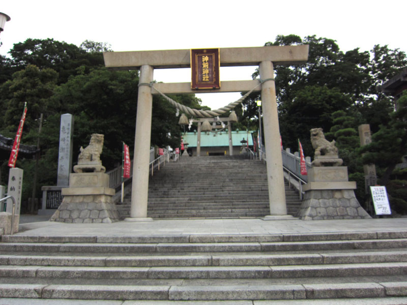 亀崎城①神前神社