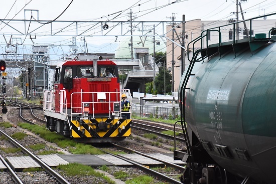2022年7月16日撮影　南松本にて　東線貨物2081ﾚ　HD300-9号機　到着