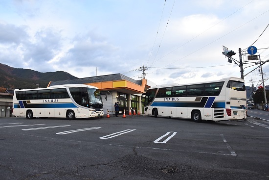 2021年11月14日撮影　飯田線　伊那新町駅　伊那バスによる代行