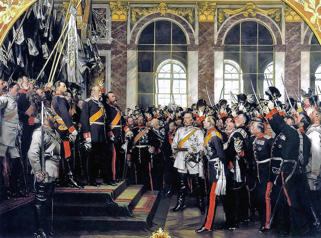 『ドイツ帝国宣言』 アントン・フォン・ヴェルナー　