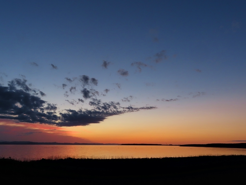 サロマ湖夕景