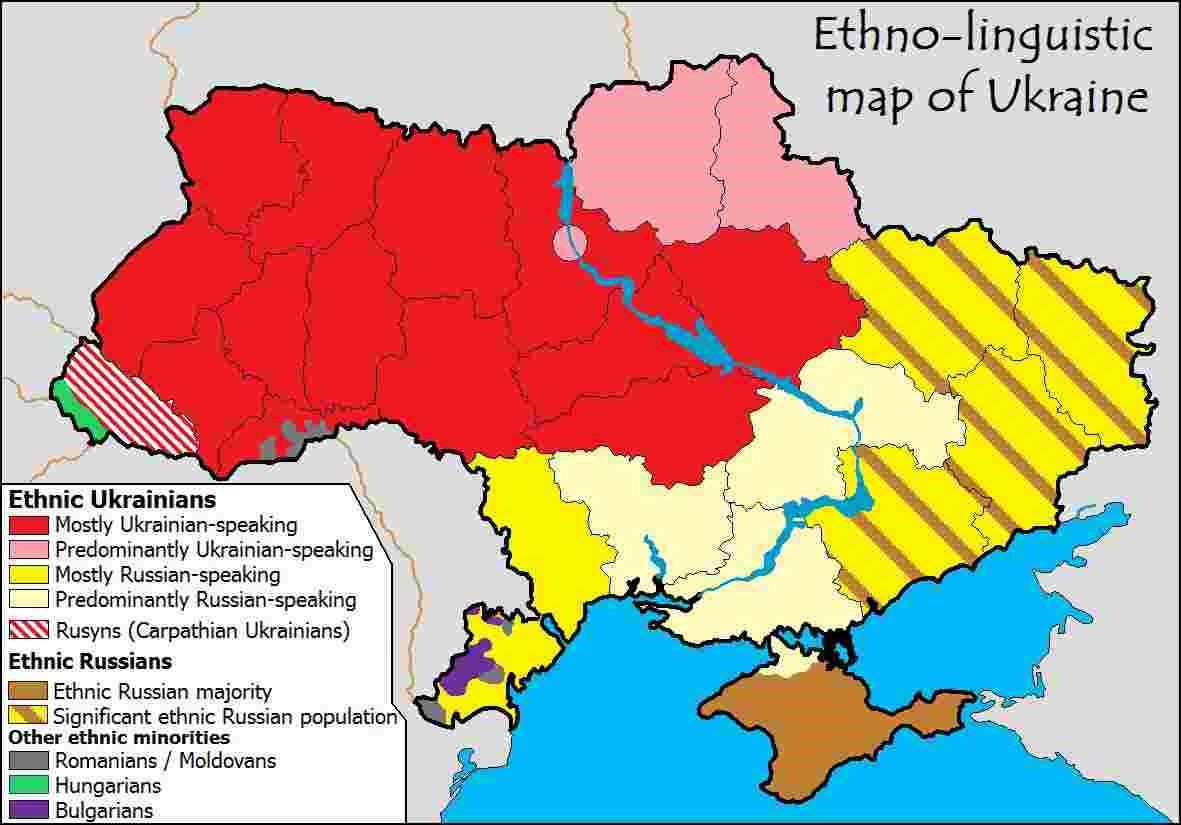 ウクライナの言語地図2
