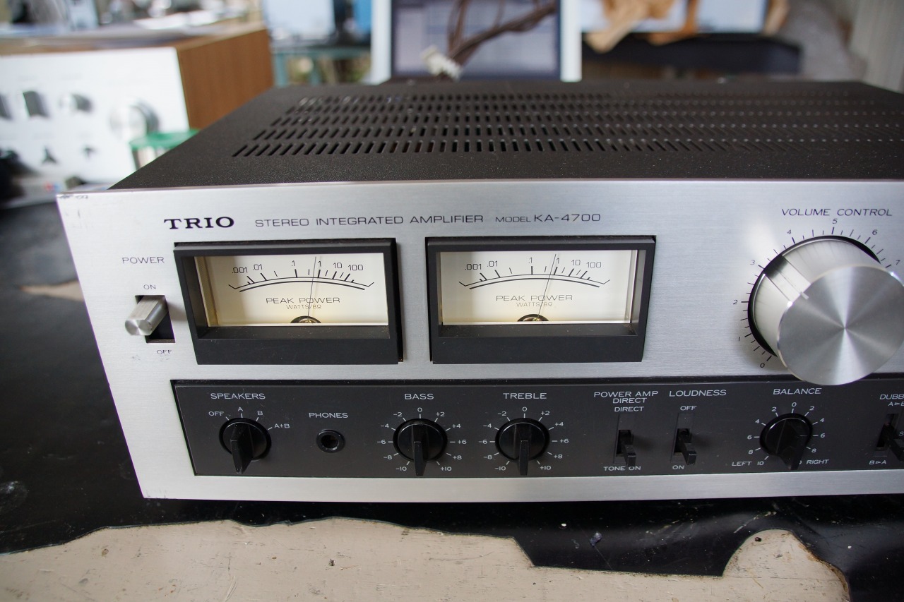 ☆TRIO KA-4700 リスニング試聴良好品です アンプ オーディオ機器 家電 