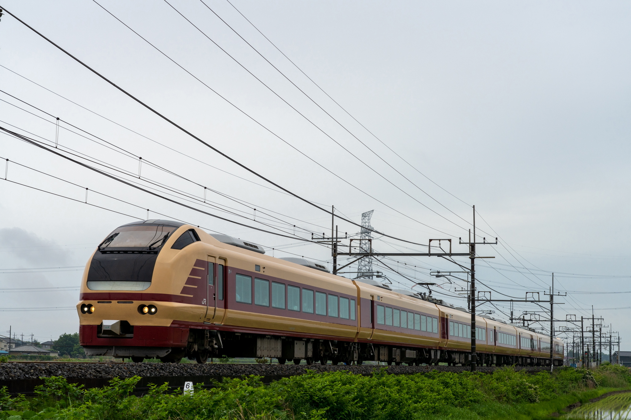 20220514_E653系国鉄特急色風編成により運転されたリバイバル特急ひばり号（往路）