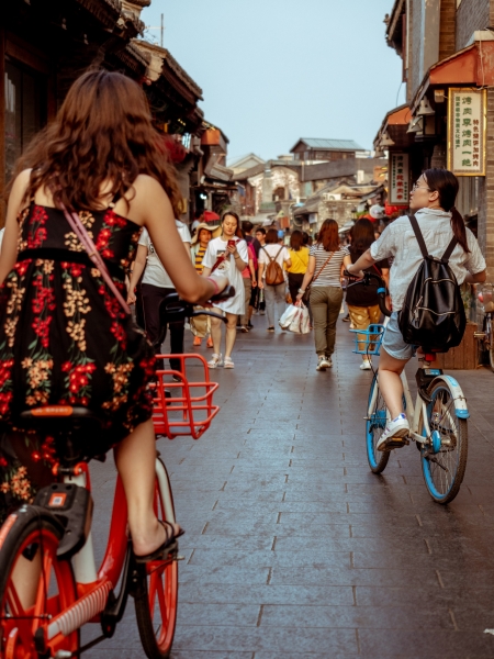 中国、自転車